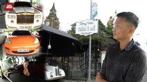 Dàn Rolls-Royce, Mercedes dát vàng giữa làng quê của đại gia tuổi Tỵ