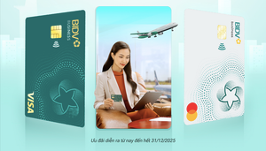 Nhiều lợi ích từ thẻ doanh nghiệp BIDV Business