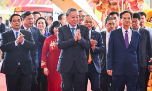 Tổng Bí thư, Thủ tướng dự lễ khánh thành Trung tâm Hội chợ Triển lãm Quốc gia