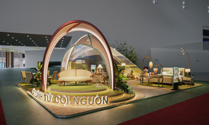 Nội thất Đòng Đòng tự hào kể chuyện Việt tại Triển lãm 80 năm thành tựu đất nước