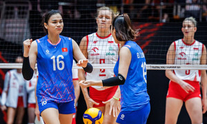 Trực tiếp bóng chuyền nữ Việt Nam 0-3 Đức