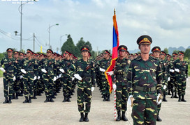 Quân đội Lào miệt mài tập luyện, sẵn sàng cho lần thứ 2 diễu binh tại Việt Nam