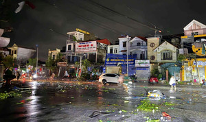 Chủ tịch Ninh Bình yêu cầu khám chữa miễn phí người dân bị thương do bão số 5