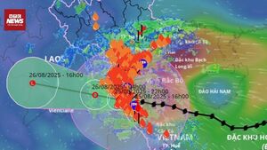 Bão số 5 Kajiki dị thường, di chuyển lòng vòng, sức mạnh khó lường