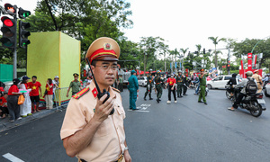 Tăng thời gian cấm đường phục vụ sơ duyệt diễu binh, diễu hành ngày 27/8