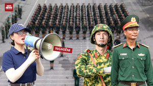 MC hô khẩu lệnh, trải nghiệm lần đầu chỉ huy khối Phòng hóa tập luyện A80