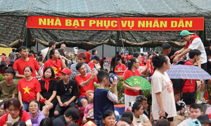 Hà Nội dựng 10 nhà bạt dã chiến phục vụ Nhân dân xem diễu binh, diễu hành