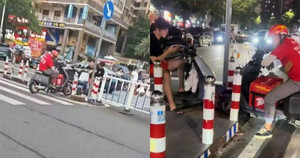 Bi hài ‘2 con dê qua cầu’ phiên bản tài xế: Giằng co 4 giờ không ai tránh đường