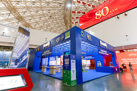 Gian hàng của Vinamilk tạo dấu ấn nổi bật tại Triển lãm Thành tựu Đất nước