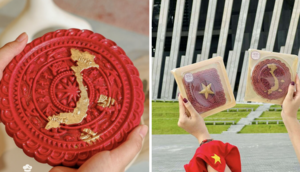 Bánh trung thu hình quốc kỳ và bản đồ Việt Nam 'sốt xình xịch' dịp 2/9