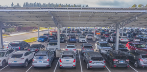 Bãi đỗ xe năng lượng mặt trời giúp 100 hộ gia đình không phải mua điện