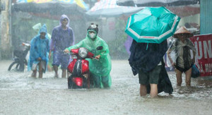 Những điểm còn ngập sâu tại Hà Nội, người dân cần lưu ý