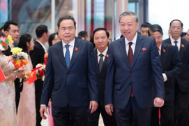 Tổng Bí thư Tô Lâm gặp mặt gần 2.000 đại biểu Quốc hội các thời kỳ