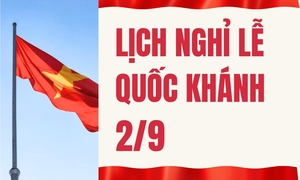 Lịch làm việc của ngân hàng, sàn chứng khoán dịp 2/9