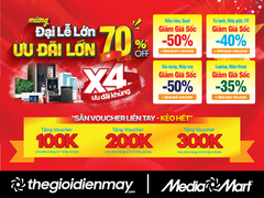 Siêu thị điện máy MediaMart ưu đãi lớn giảm đến 70% mừng Đại lễ 2/9