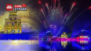 Trực tiếp: Mãn nhãn đại tiệc ánh sáng 3D Mapping 'Thăng Long hội tụ'