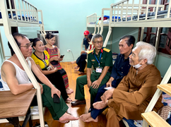 Ngôi nhà đặc biệt đón 50 cựu binh ăn ở miễn phí trước tổng duyệt A80