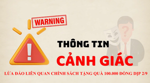 Công an TP.HCM cảnh báo chiêu lừa đảo liên quan nhận 100.000 đồng dịp 2/9
