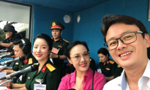 MC Hoài Anh hé lộ hậu trường của tổ thuyết minh lễ diễu binh, diễu hành A80