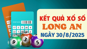 Kết quả xổ số Long An hôm nay 30/8/2025 - XSLA 30/8