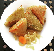 Mẹo rán bánh chưng giòn lâu nhiều người chưa biết