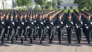 Màn tập luyện công phu cho lễ duyệt binh 3/9 của Trung Quốc