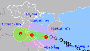 Bão số 6 Nongfa hình thành trên Biển Đông, hôm nay đổ bộ Hà Tĩnh, Quảng Trị