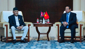 Thủ tướng Phạm Minh Chính hội kiến Thủ tướng Nepal
