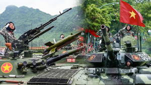 Dàn khí tài tối tân của quân đội phô diễn sức mạnh 