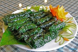 Mẹo rán chả lá lốt xanh mướt, vỏ giòn, nhân ngọt lịm