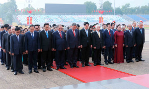 Lãnh đạo Đảng, Nhà nước vào Lăng viếng Bác nhân dịp 80 năm Quốc khánh 2/9