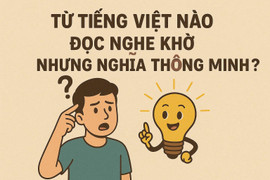 Từ Tiếng Việt nào đọc nghe khờ nhưng nghĩa thông minh?