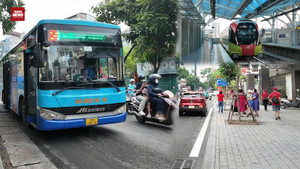 Hà Nội: Xe buýt, tàu điện đảm bảo nhu cầu đi lại ngày Quốc khánh 2/9