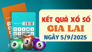 Kết quả xổ số Gia Lai hôm nay 5/9/2025 - XSGL 5/9