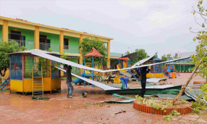 Thủ tướng yêu cầu thần tốc sửa trường học bị hư hại do bão để kịp khai giảng