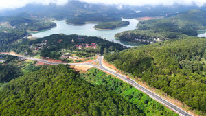 Cung đường 7,4km đẹp nhất Đà Lạt thi công gần 5 năm chưa xong