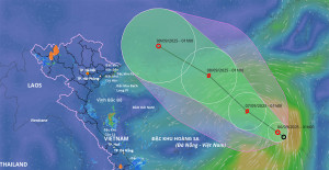 Tin mới nhất về áp thấp nhiệt đới sắp mạnh thành bão và dự báo thời tiết 10 ngày