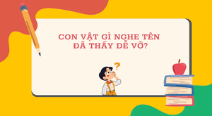 Con vật gì nghe tên đã thấy dễ vỡ?