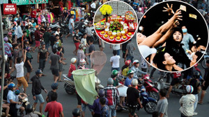 Tục 'giật cô hồn' Rằm tháng 7: Từ nét văn hóa đến cảnh tranh giành hỗn loạn