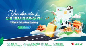 VPBank ra mắt thẻ UnionPay - Vạn dặm như ý, chi tiêu không phí