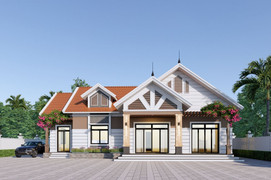 Xây nhà mái Thái 1 tầng 120m2 hết bao nhiêu? 