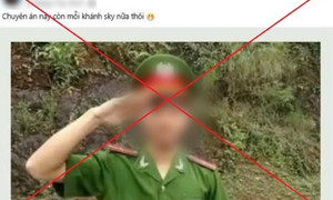Phạt Facebooker đăng tin sai sự thật kèm ảnh mặc trang phục công an