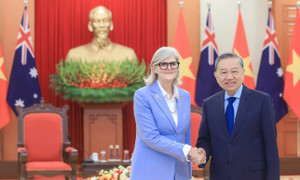 Tổng Bí thư Tô Lâm tiếp Toàn quyền Australia Sam Mostyn