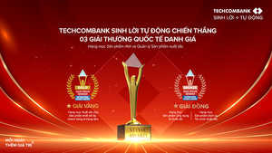 Techcombank Sinh Lời Tự Động giành giải vàng