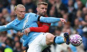 Trực tiếp bóng đá Man City 3-0 Man Utd: Haaland ghi cú đúp