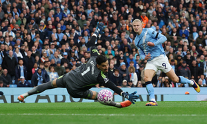 Haaland ghi cú đúp, Man City thắng đậm Man Utd