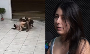 Cận cảnh cô gái không biết võ bất ngờ tung đòn MMA quật ngã tên cướp