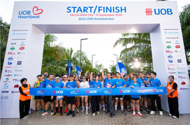 Giải chạy bộ gây quỹ UOB Heartbeat 2025 quy tụ hơn 2.000 người tham gia