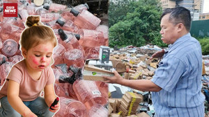 Núi mỹ phẩm hết hạn bị đổ trộm, trẻ nhỏ vô tư nghịch như đồ chơi