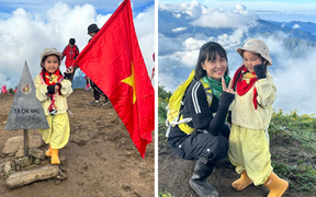 Bé 5 tuổi gây sốt mạng khi cùng mẹ chinh phục top 7 đỉnh núi cao nhất Việt Nam